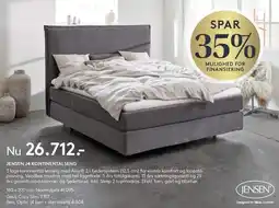 SengeSpecialisten JENSEN J4 KONTINENTALSENG tilbud