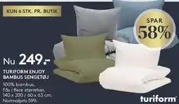 TURIFORM ENJOY BAMBUS SENGETØJ