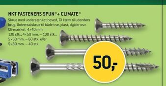 XL-BYG Nkt fasteners spun®+ climate® tilbud
