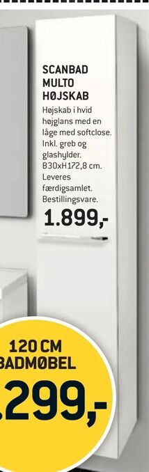 Scanbad multo højskab