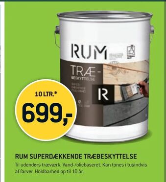 XL-BYG Rum superdækkende træbeskyttelse tilbud