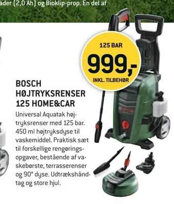 Bosch Højtryksrenser 125 Home&car