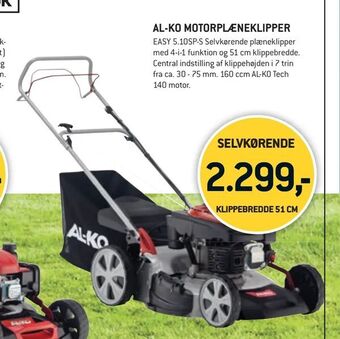 Al-ko motorplæneklipper