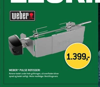 XL-BYG Weber® pulse rotisseri tilbud