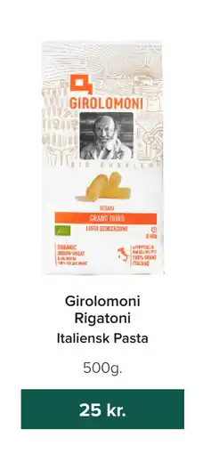 Helsemin Girolomoni Rigatoni Italiensk Pasta tilbud