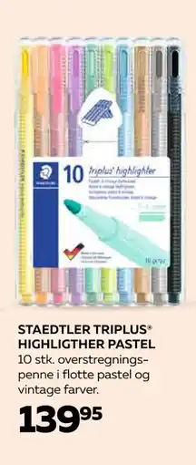 Bog & idé STAEDTLER TRIPLUS HIGHLIGTHER PASTEL tilbud