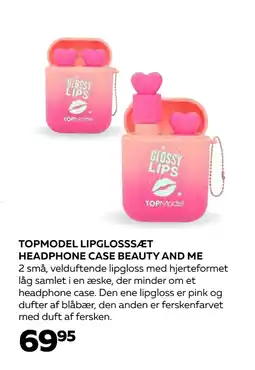 Bog & idé TOPMODEL LIPGLOSSSÆT HEADPHONE CASE BEAUTY AND ME tilbud