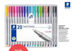 Bog & idé STAEDTLER TRIPLUS FINELINER TUSSER tilbud