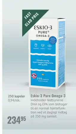 Helsam Eskio-3 Pure Omega-3 tilbud