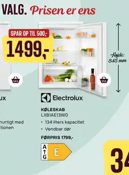Skousen KØLESKAB tilbud