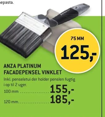 XL-BYG Anza platinum facadepensel vinklet tilbud