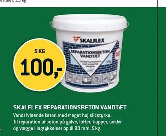 XL-BYG Skalflex reparationsbeton vandtæt tilbud