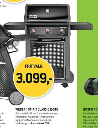 XL-BYG Weber® spirit classic e-310 tilbud