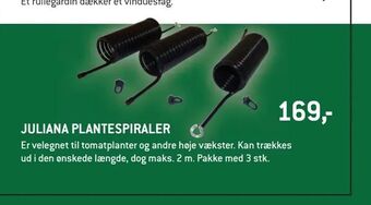 XL-BYG Juliana plantespiraler tilbud