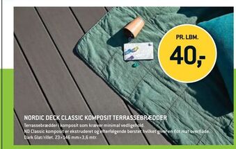 XL-BYG Nordic deck classic komposit terrassebrædder tilbud