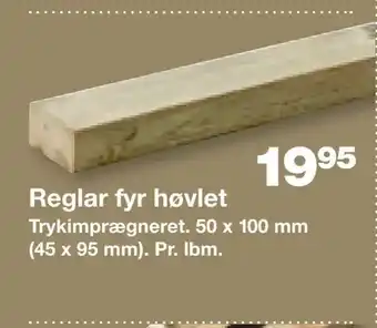 Reglar fyr høvlet