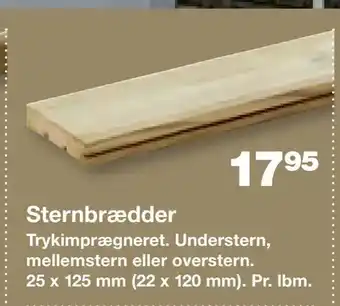 Sternbrædder
