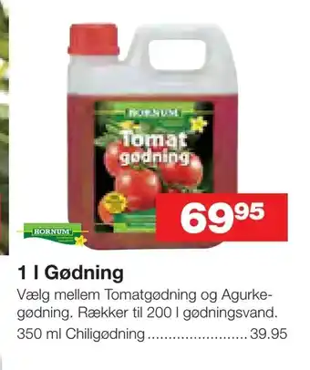 1 l Gødning