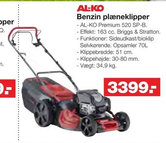 Benzin plæneklipper