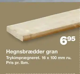 Hegnsbrædder gran