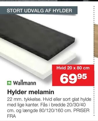 Hylder melamin