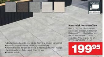 Keramisk terrasseflise