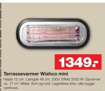 Terrassevarmer Wishco mini
