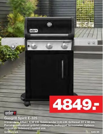 Gasgrill Spirit E-325