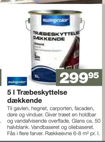 Bauhaus 5 l Træbeskyttelse dækkende tilbud