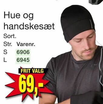 Harald Nyborg Hue og handskesæt tilbud