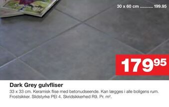 Dark Grey gulvfliser