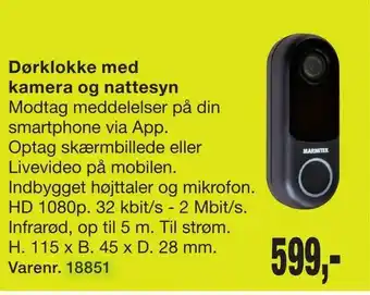 Harald Nyborg Trådløs d ørklokke tilbud