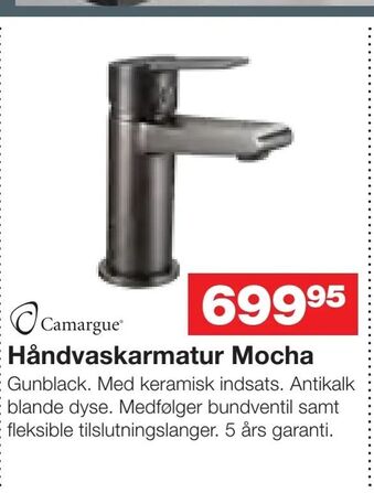 Håndvaskarmatur Mocha