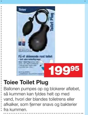 Bauhaus Toiee Toilet Plug tilbud