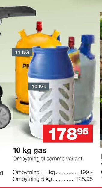 Bauhaus 10 kg gas tilbud