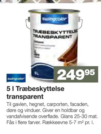 Bauhaus 5 l Træbeskyttelse transparent tilbud