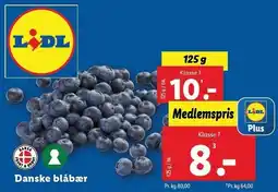 Lidl Danske blåbær tilbud