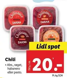 Lidl DARNA Chili tilbud