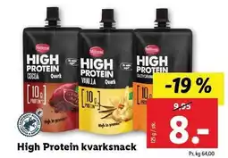 Lidl MILBONA High Protein Kvarksnack tilbud