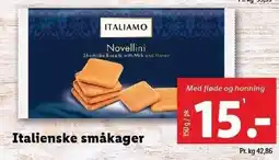 Lidl ITALIAMO Italienske småkager tilbud