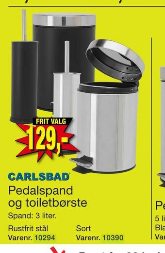 Harald Nyborg Pedalspand og toiletbørste tilbud
