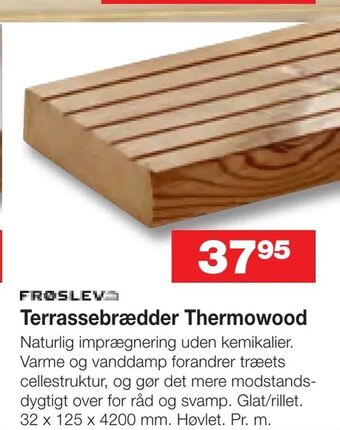 Terrassebrædder Thermowood