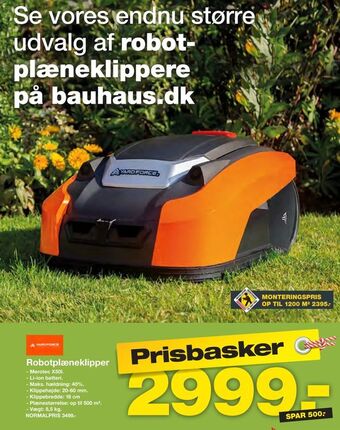 Bauhaus Robotplæneklipper tilbud