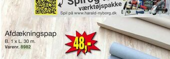 Harald Nyborg Afdækningspap tilbud