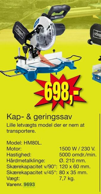 Harald Nyborg Kap- & geringssav tilbud