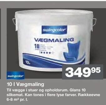 Bauhaus 10 l Vægmaling tilbud