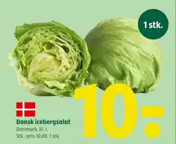 Coop 365 Dansk icebergsalat tilbud