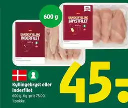 Coop 365 Kyllingebryst eller inderfilet tilbud