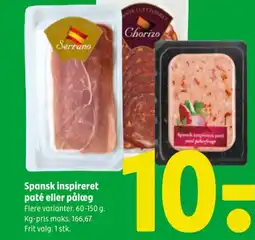Spansk inspireret paté eller pålæg