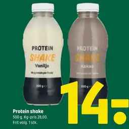 Coop 365 Protein shake 500 g tilbud